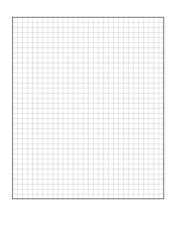 Printable Full Page Graph Paper Template Printable Templates