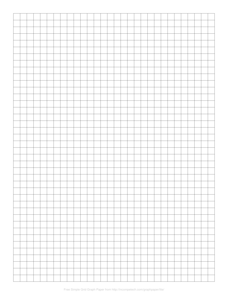 4+ Free Printable Digital Graph Paper Template [PDF]